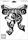 Schablone-Stencil A4 189-1591 Schnörkel Schleife